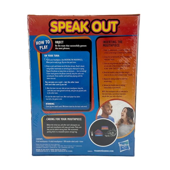 Hasbro Gaming Speak Out Party Game / Party Game / 4+ Players - Picture 2 of 4